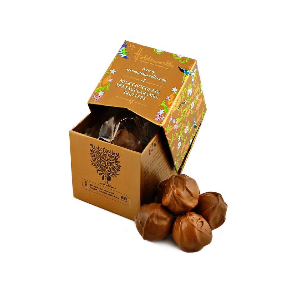 Holdsworth Chocolates Truly Scrumptious Sea Salt Caramel Truffles 55g