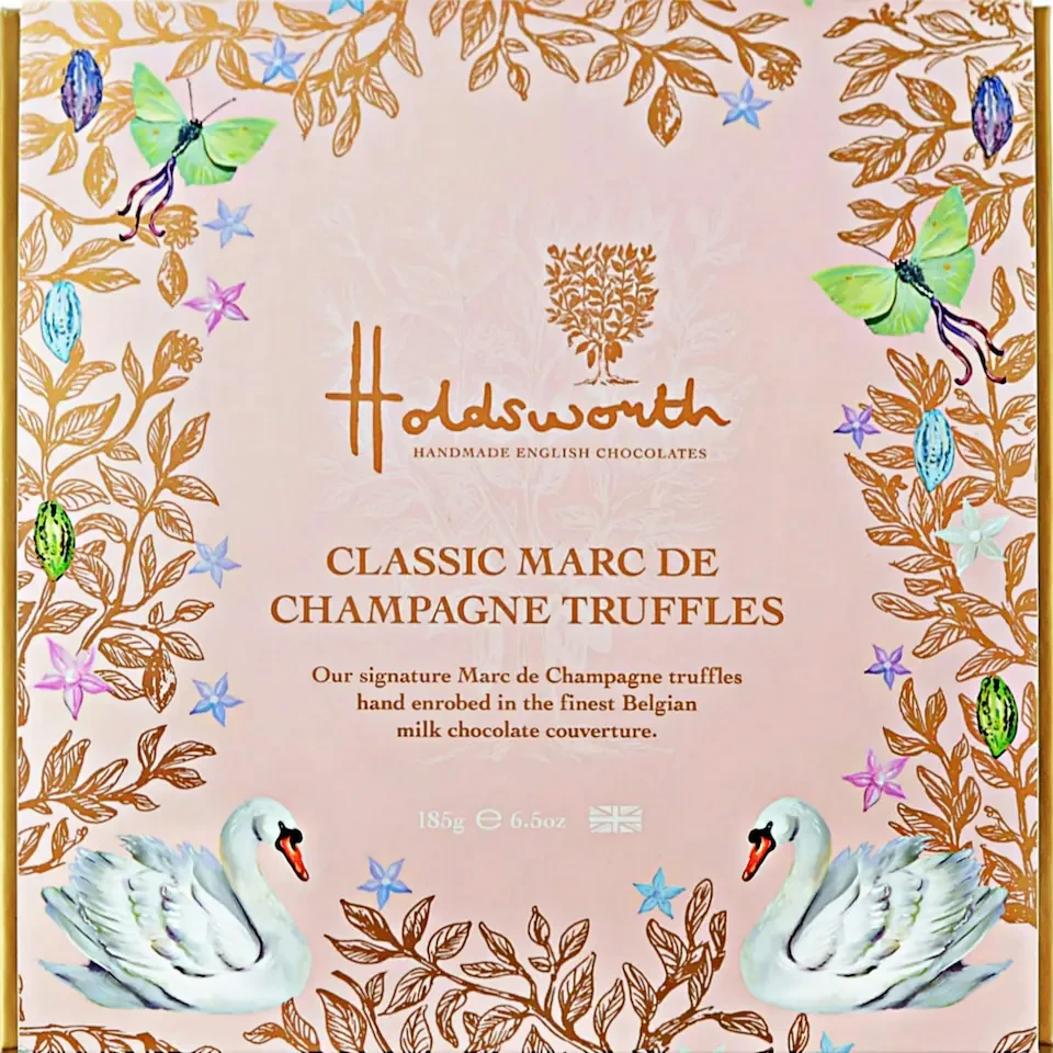 Holdsworth Chocolates Classic Marc De Chapagne Truffles | 185g