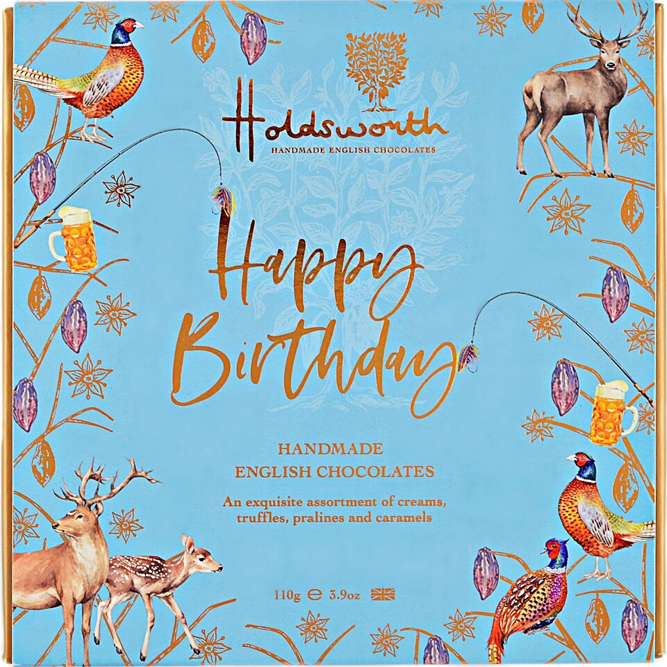 Holdsworth Chocolates Happy Birthday Blue Box 110g