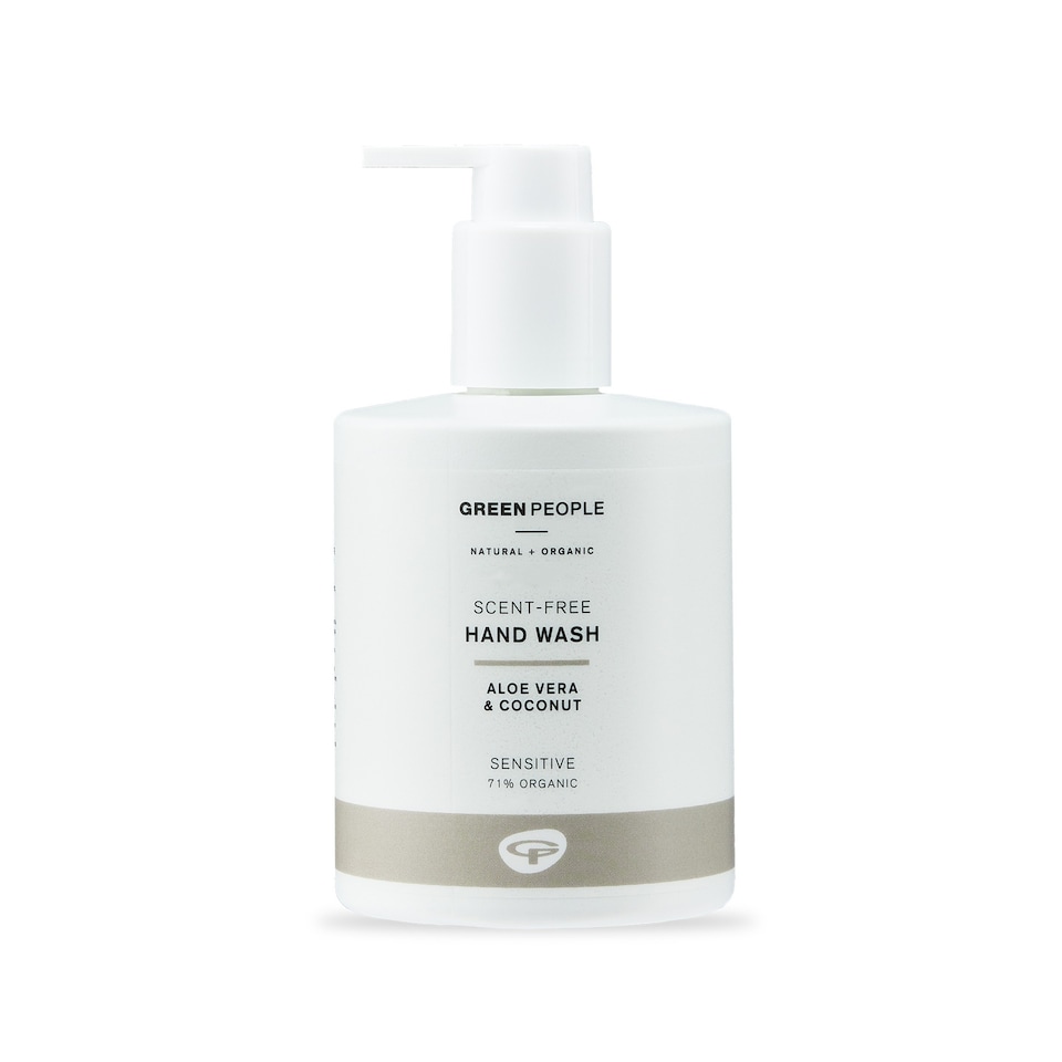 Green People Scent Free Hand Wash - For Sensitive Skin - Paraben & SLS Free - Natural, Organic & Vegan, 75ml