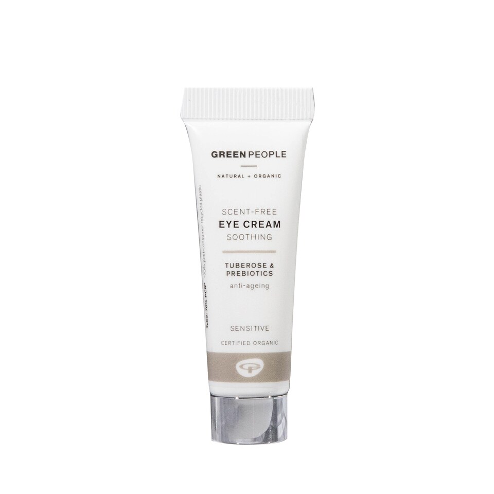 Green People Scent Free Anti-Ageing Eye Cream - Fragrance Free, Suitable for Sensitive Skin - Organic, Cruelty Free & Vegan, 10ml