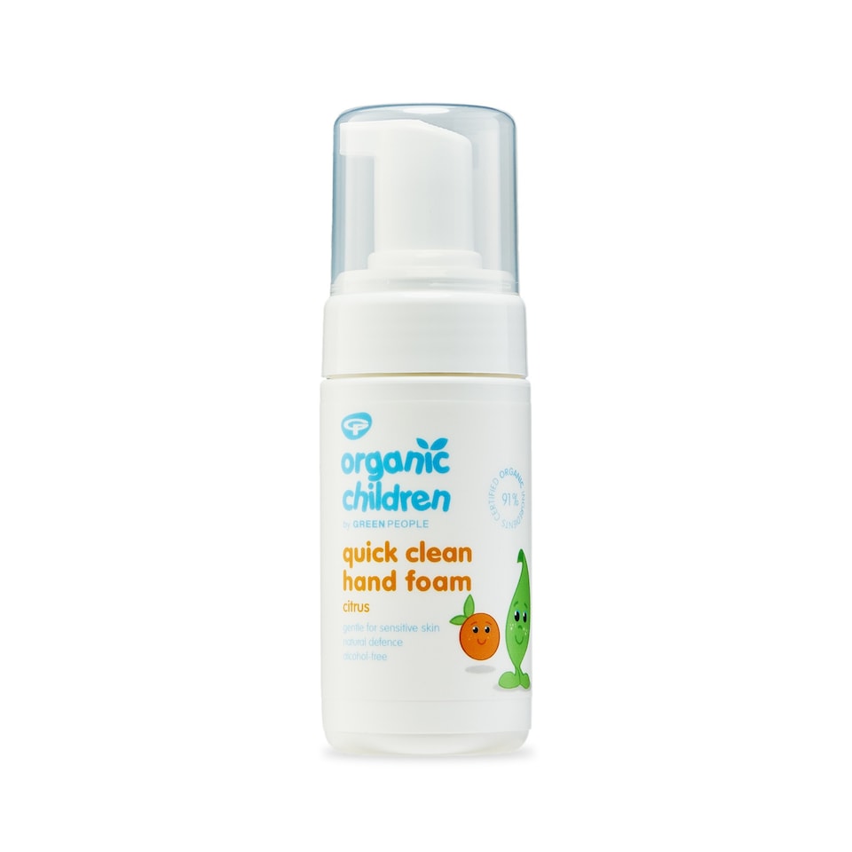 Green People Kids Hand Foam Cleanser Citrus 100ml