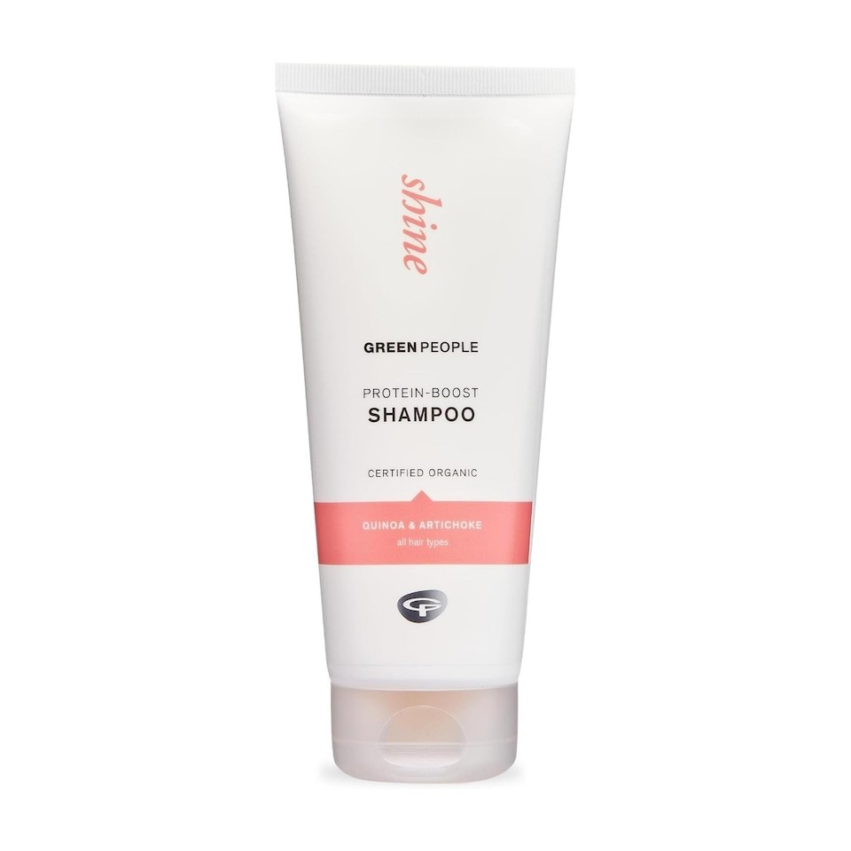 Green People Protein-Boost Shampoo & Shower Wash - For Shine & Volume - Silicone & SLS Free - Natural, Organic & Vegan, 200ml