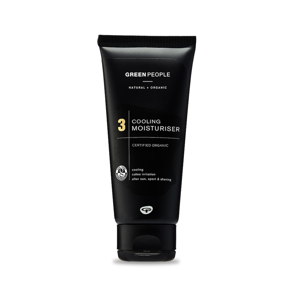 Green People For Men No. 3 Cooling Moisturiser - Natural & Organic Non-Greasy After Shave - Paraben & Ethanol Free - Vegan, 100ml