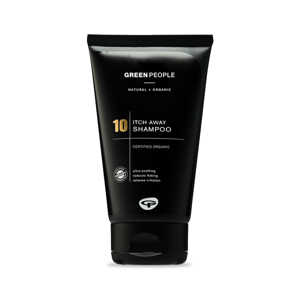 Green People for Men No.10 - Itch Away Shampoo - For Dry, Itchy Scalp - Silicone & SLS Free - Vegan, Organic & Cruelty Free, 150ml