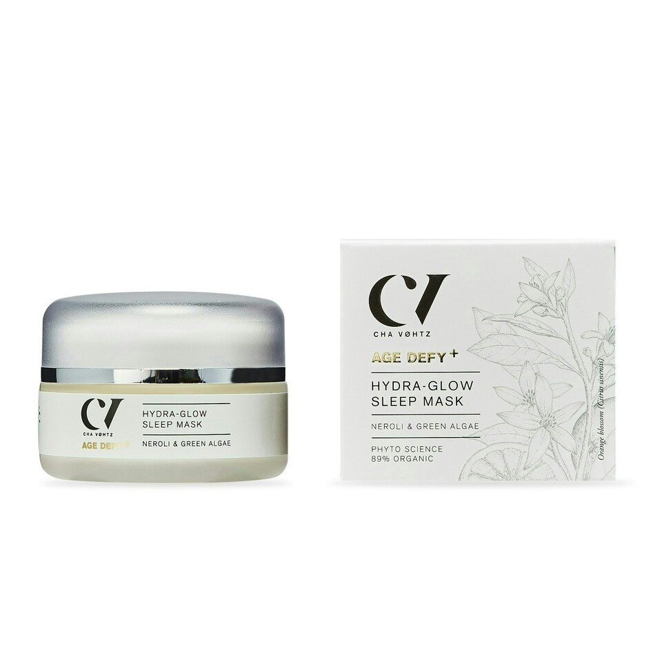Green People Age Defy+ Hydra-Glow Sleep Mask - Moisturising For Dry, Mature Skin - Paraben & Alcohol Free - Vegan, 50ml