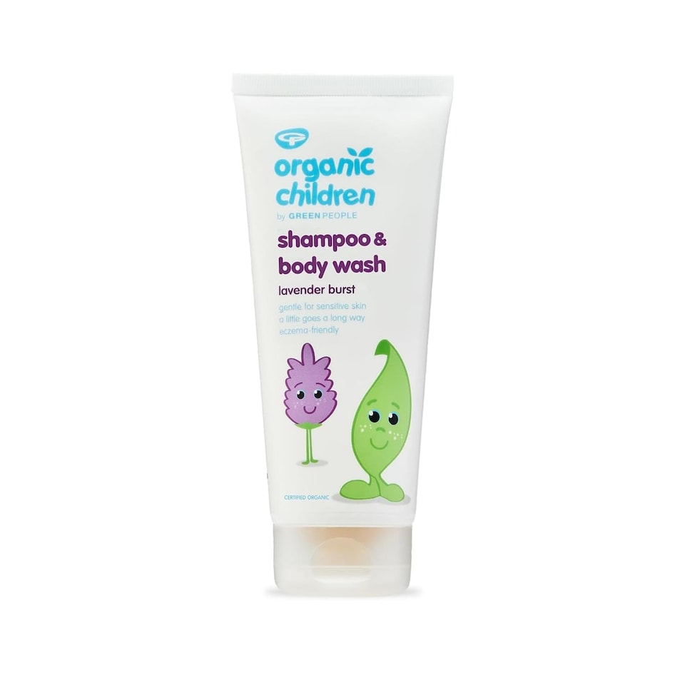 Green People Kids Shampoo & Body Wash Lavender 200ml