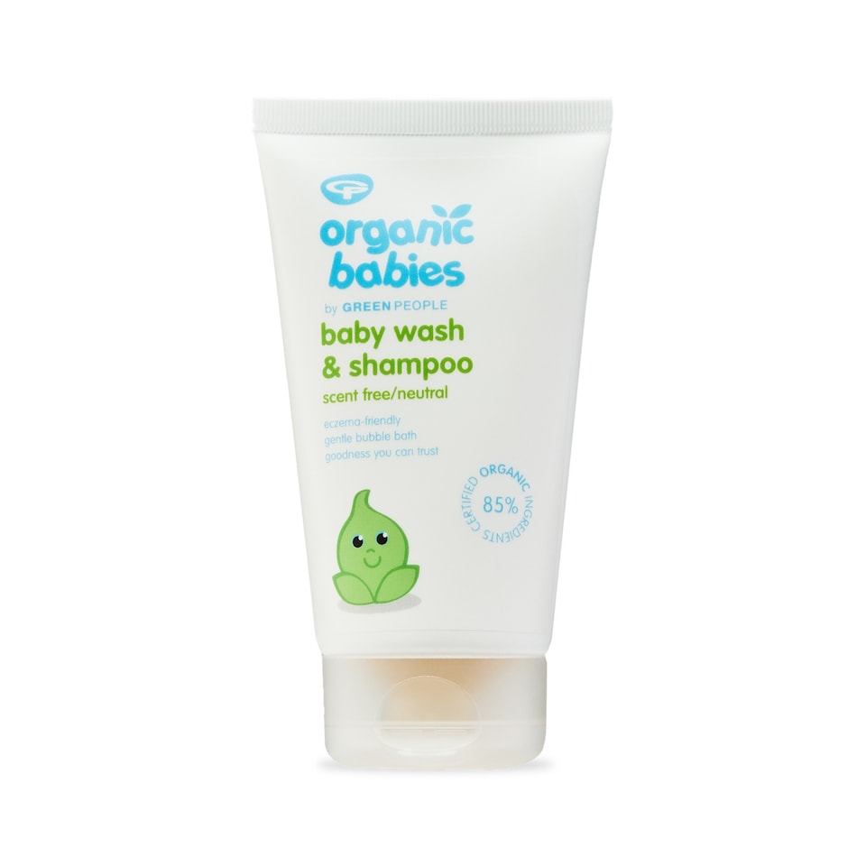 Green People Baby Wash & Shampoo Fragrance Free 150ml