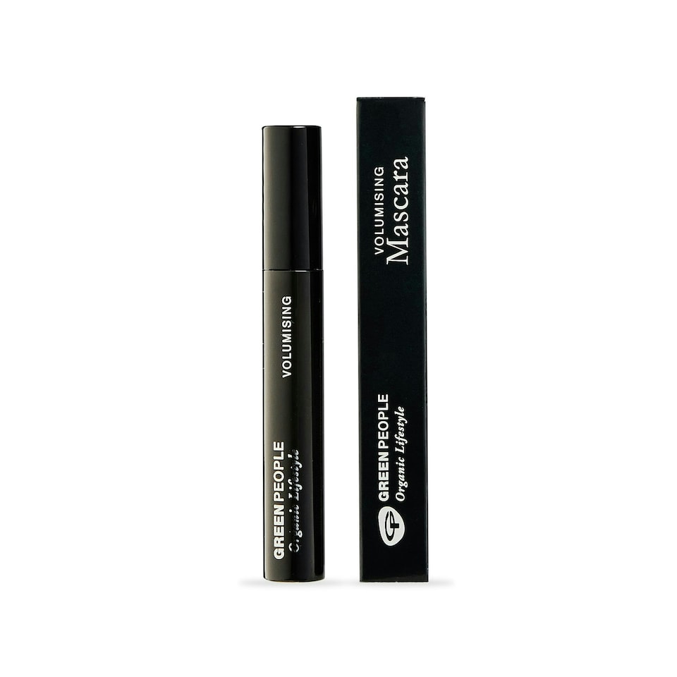 Green People Volumising Mascara - Natural Mascara for Sensitive Eyes - Long Lasting Colour - Pregnancy Safe, Gluten Free, Cruelty Free - Brown, 7ml | Brown