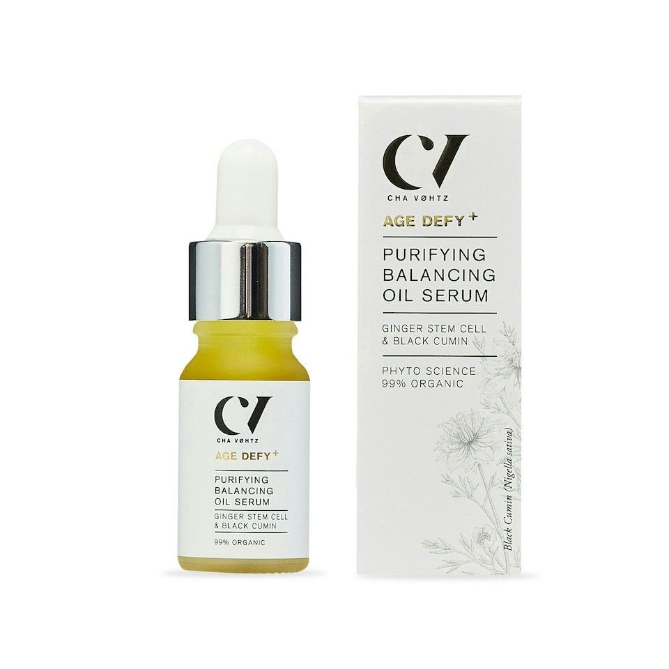 Green People Age Defy+ Purifying Balancing Oil Serum - Serum for Spot-Prone Skin - Paraben & Alcohol Free - Vegan, 10ml