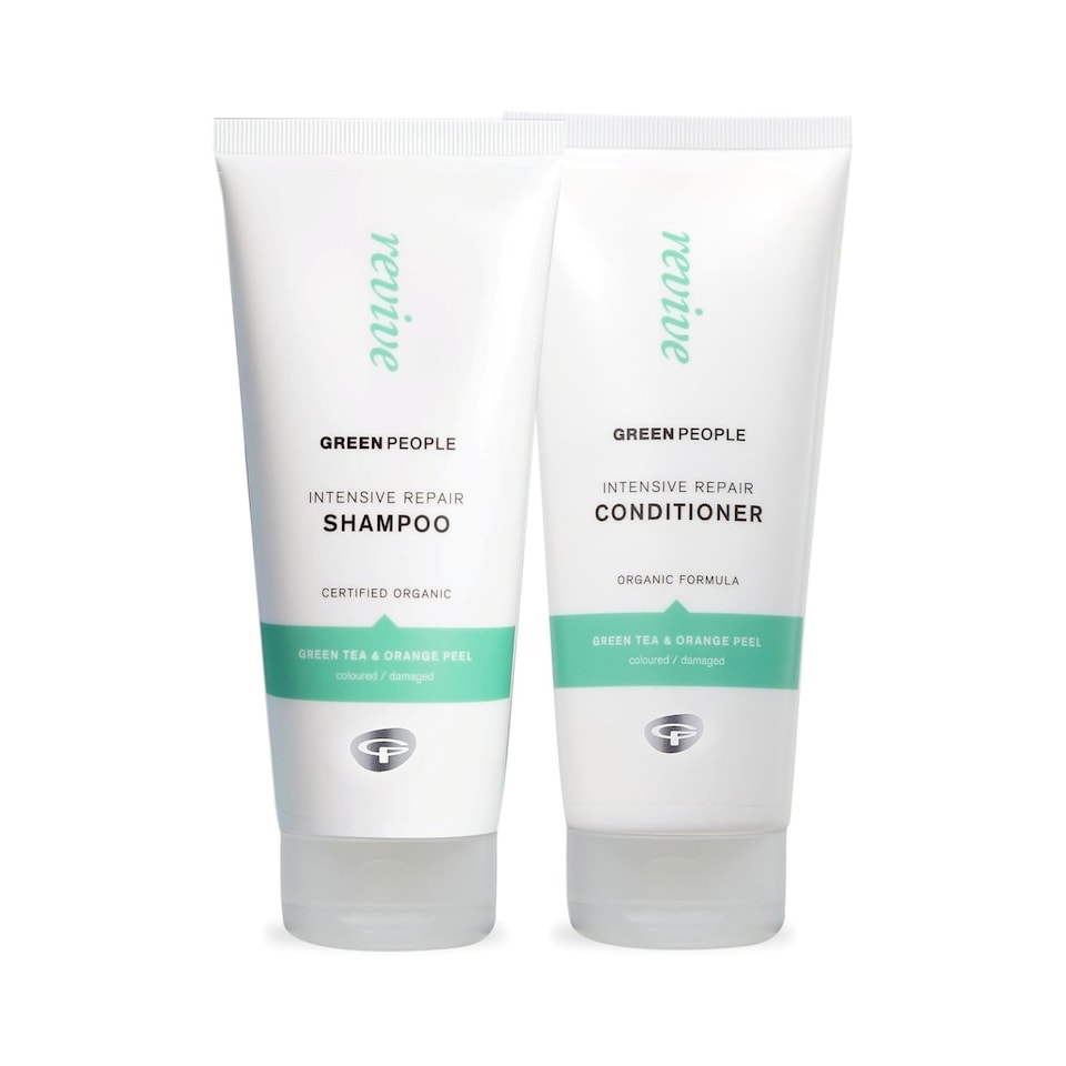 Green People Intensive Care Hair Shampoo Conditioner 2x200ml