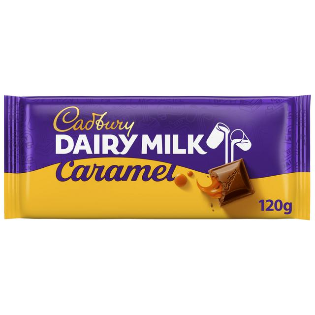 Cadbury Dairy Milk Caramel Chocolate Bar 120g