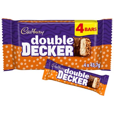 Cadbury Double Decker Chocolate Bars 4 pack