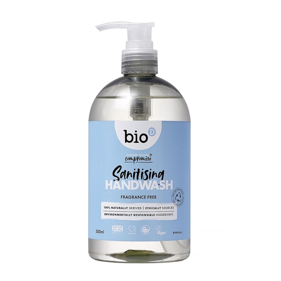 Bio-D Fragrance Free Cleansing Hand Wash 500ml