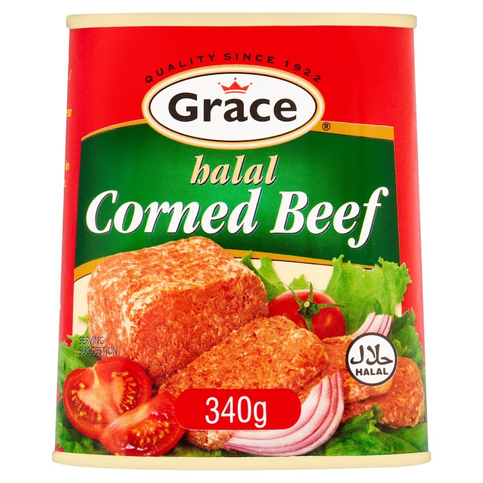 Grace 100% Halal Corned Beef 340G