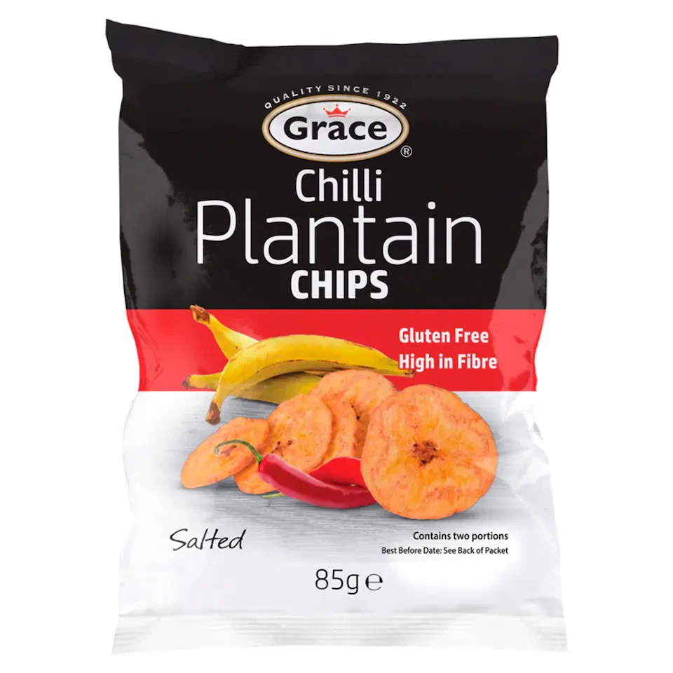 Grace SLTD Plantain Chips Chilli 85g