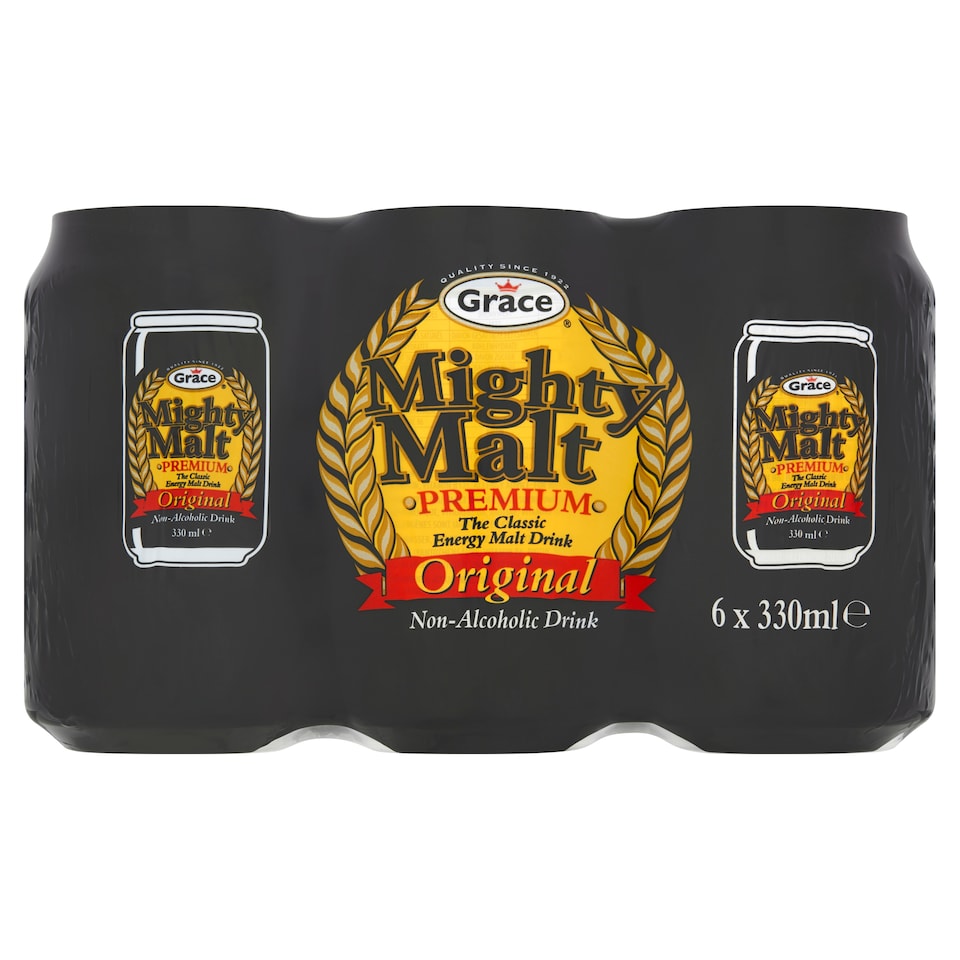 Grace Mighty Malt Drink Original 6 X 330Ml
