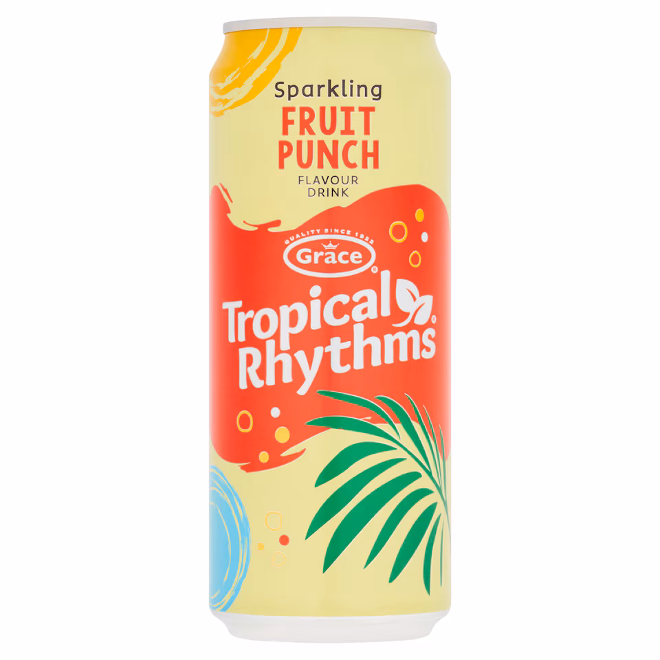 Grace Tropical Rhythms Sparkling Fruit Punch 330ML