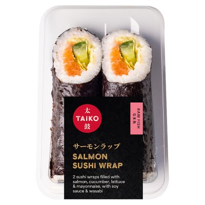Taiko Salmon Sushi Wrap