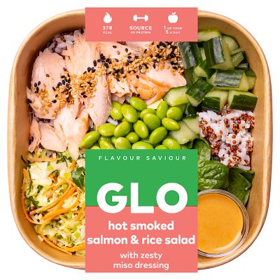 GLO Hot Smoked Salmon & Rice Salad
