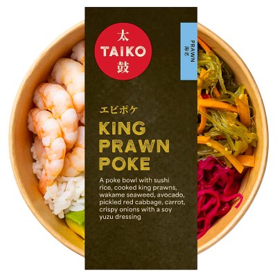 Taiko Prawn Poke Salad