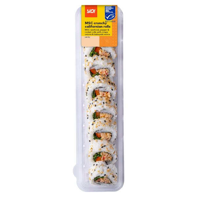 YO! MSC Crunchy Californian Rolls 187g