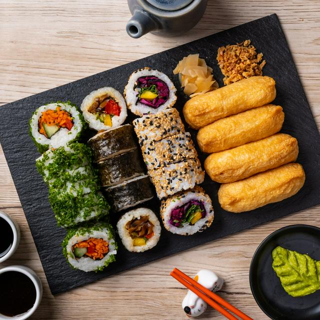YO! Crispy Vegan Sushi Platter (19 Pieces)