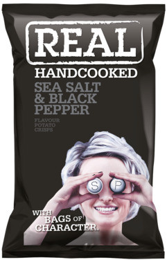 Real Crisps Salt & Pepper 150g Tayto Group