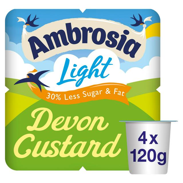 Ambrosia Low Fat Custard Dessert Pots 4 x 120g