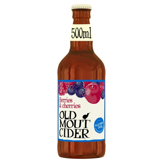 Old Mout Cider 0.0% Alcohol Free Berries & Cherries Bottle 500ml