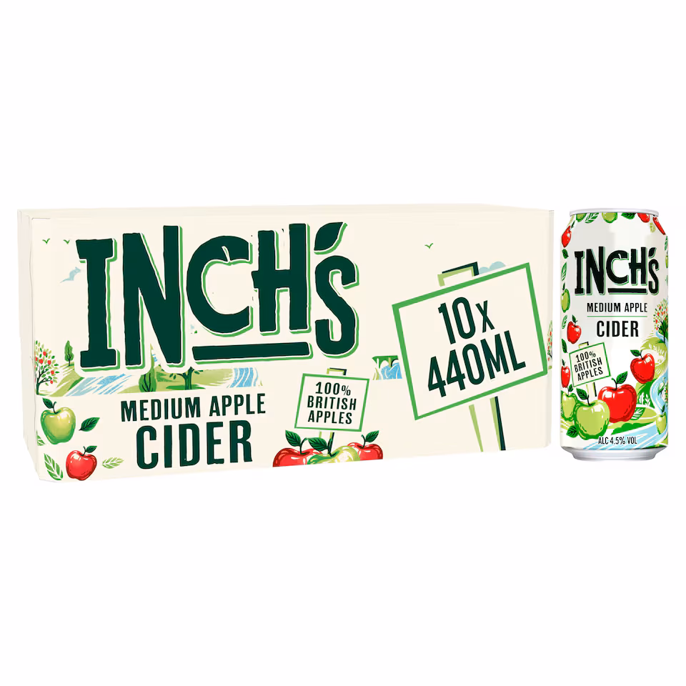 Inch's Medium Apple Cider Can 10x440ml