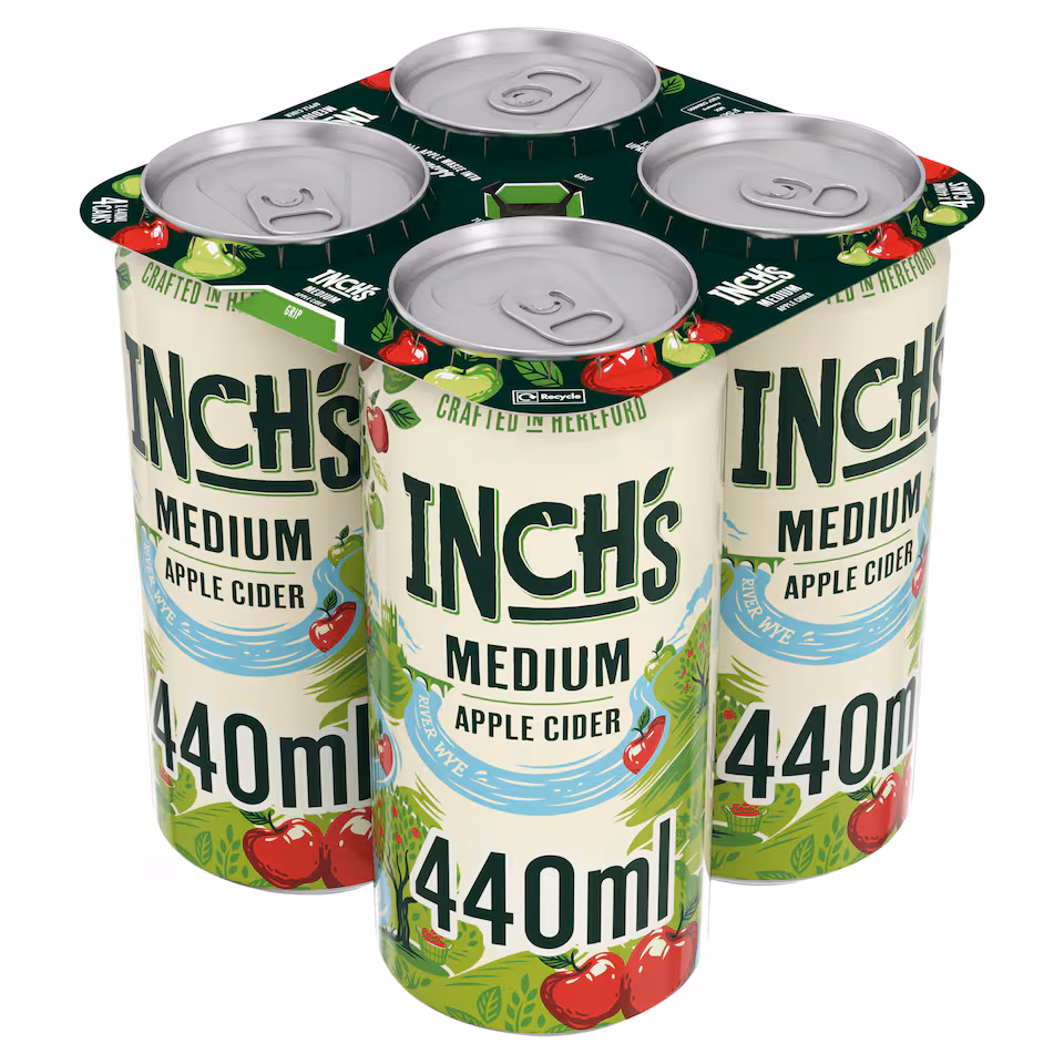 Inch's Medium Apple Cider Can 4x440ml