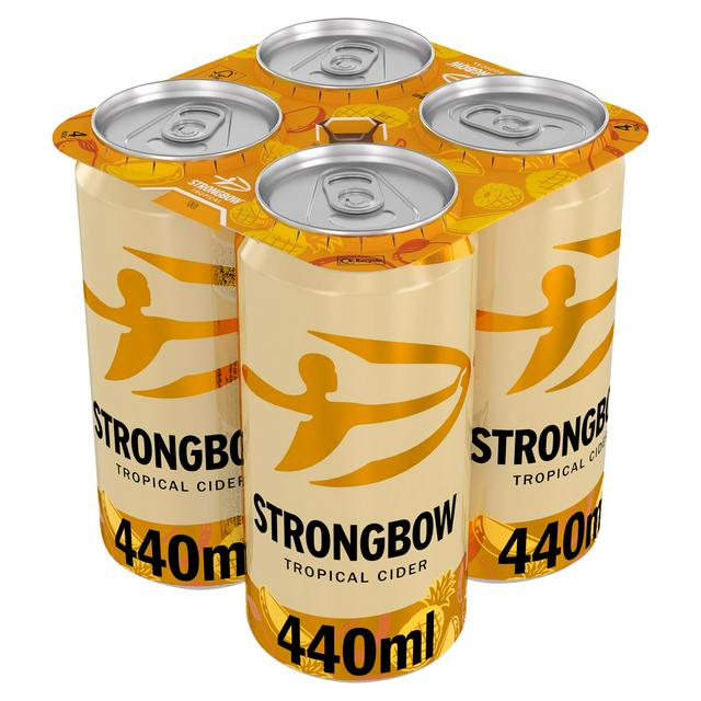 Strongbow Tropical Cider 4 x 440ml