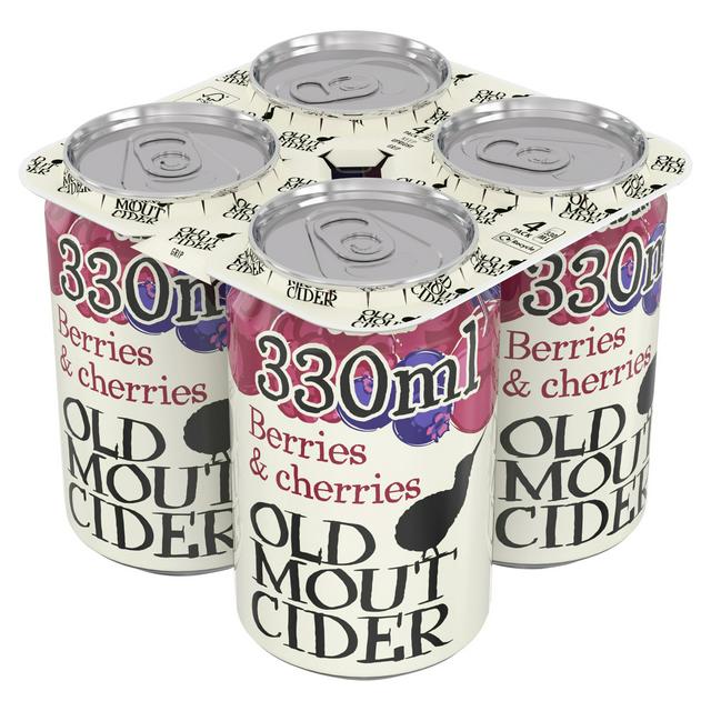 Old Mout Cider Berries & Cherries Can 4x330ml