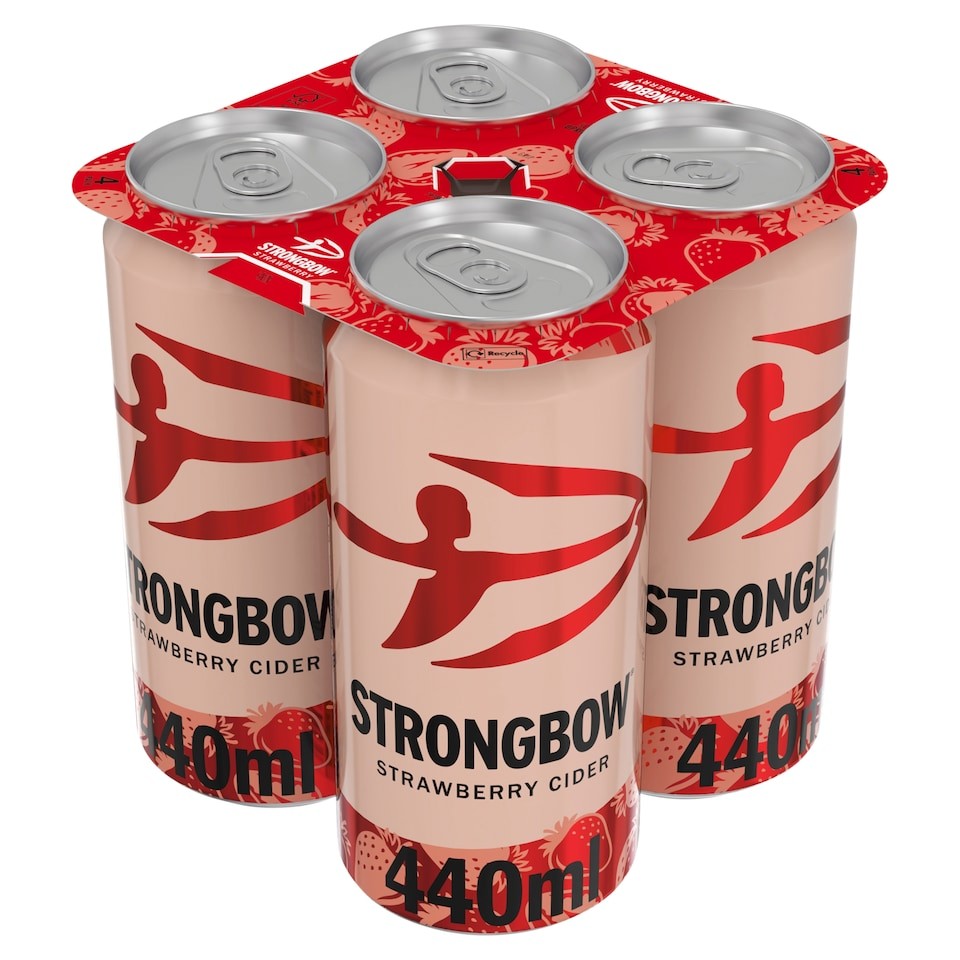 Strongbow Strawberry Cider - 4x440ml