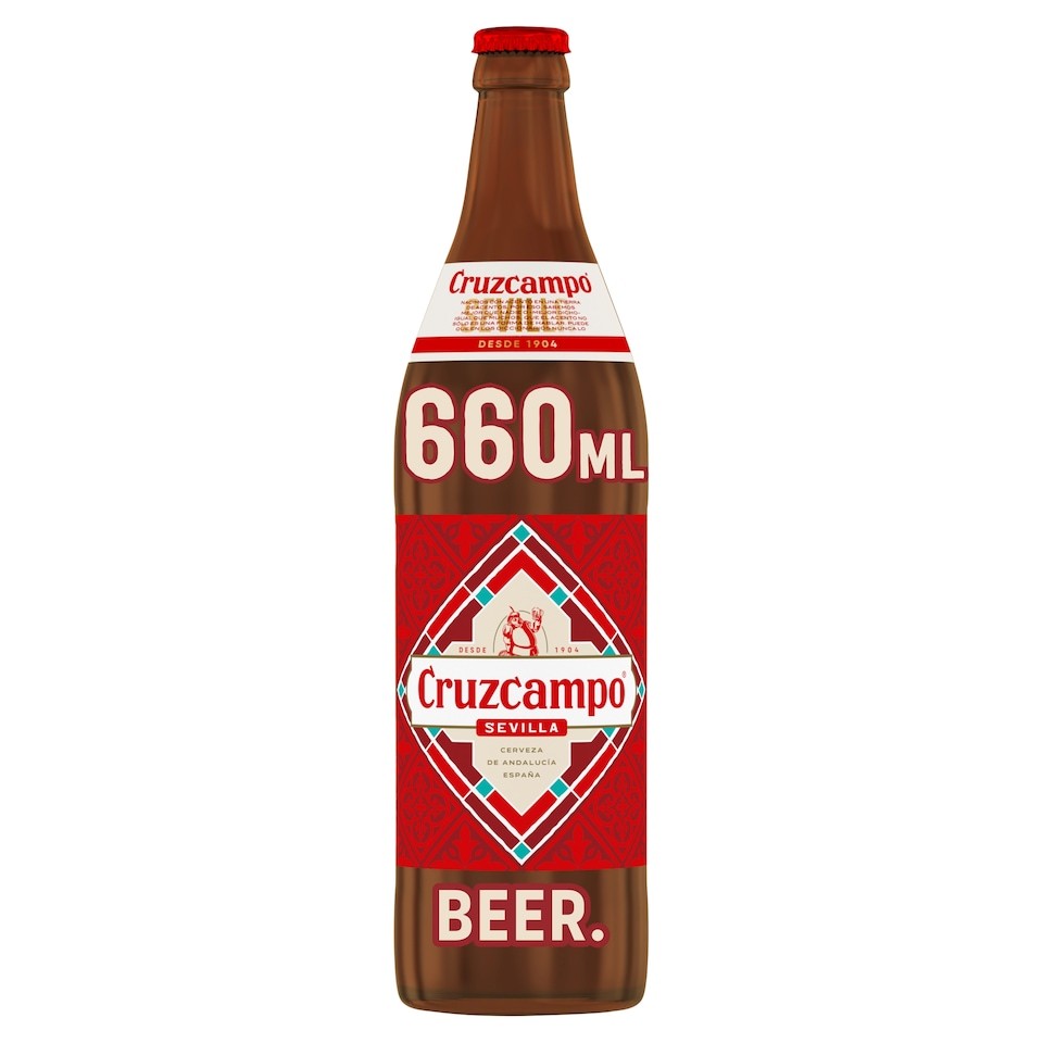 Cruzcampo Sevilla Lager Beer 660Ml