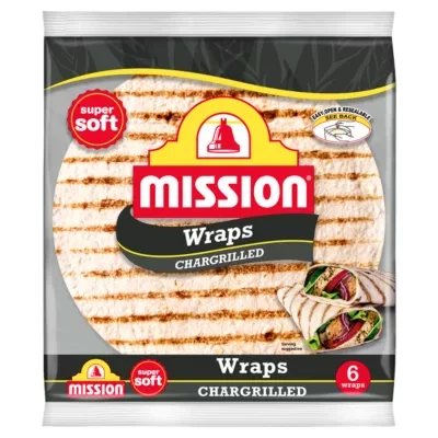 Mission Mission Chargrilled Tortilla Wraps 6 Pack
