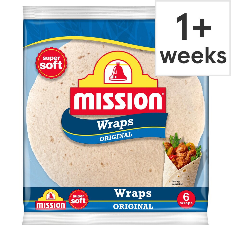 Mission Original Tortilla Wraps 6 Pack