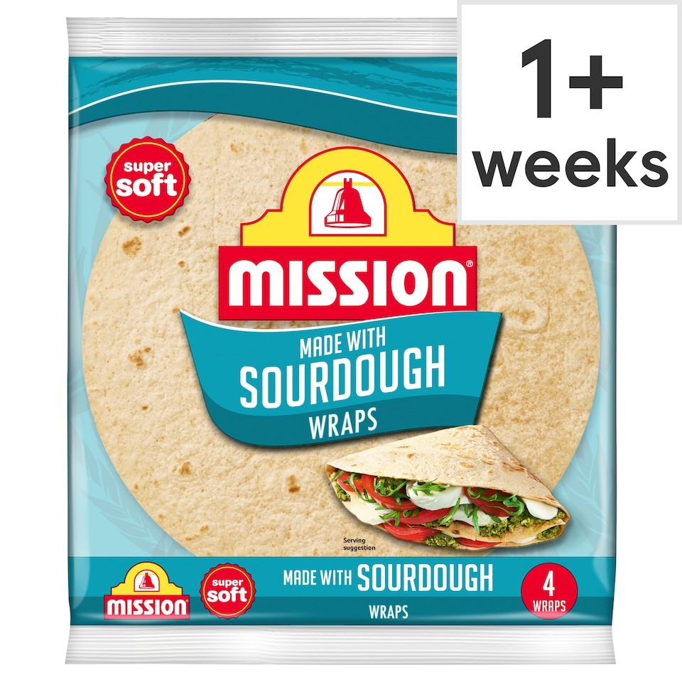 Mission 4 Sourdough Wraps 245g