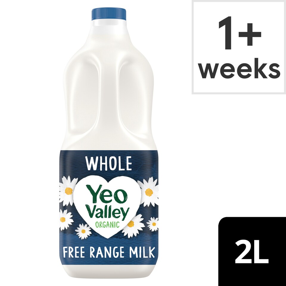 Yeo Valley Organic Fresh Whole Milk 2L