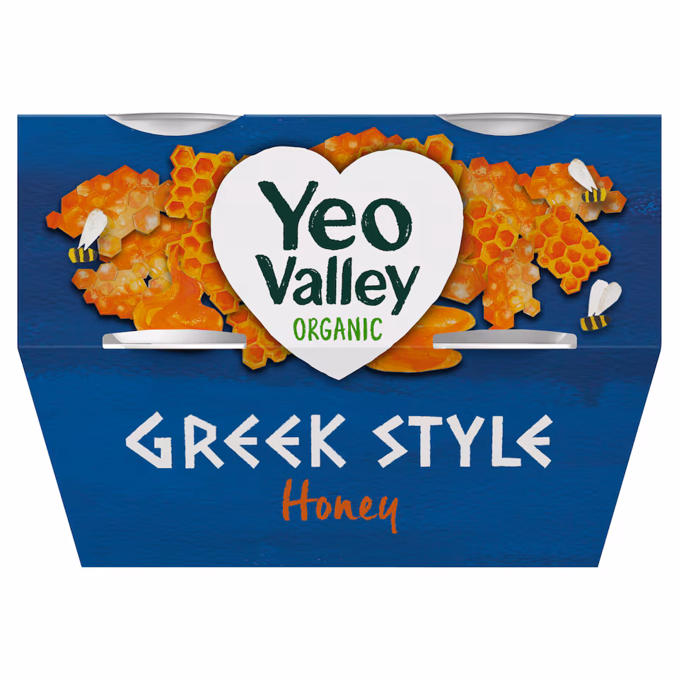 Yeo Valley Honey Greek Style Yogurt 4 X100g