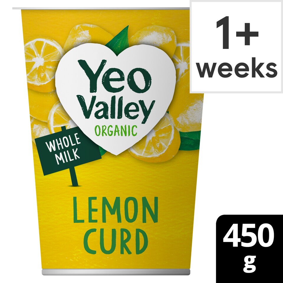 Yeo Valley Organic Whole Milk Lemon Curd Yogurt 450G