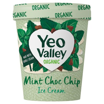 Yeo Valley Organic Mint Choc Chip Ice Cream