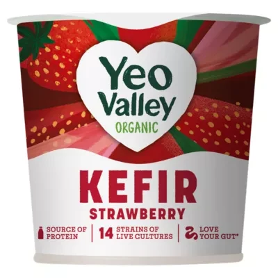 Yeo Valley Organic Kefir Strawberry 350g