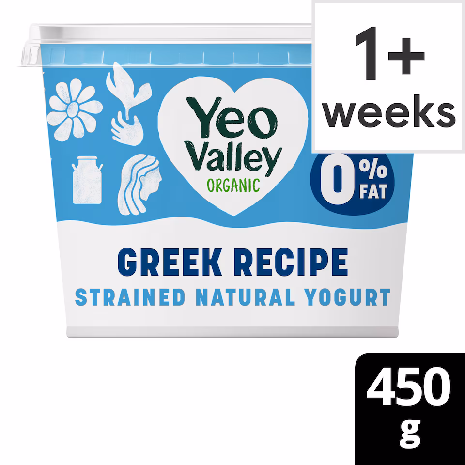 Yeo Valley Organic 0% Greek Recipe Yogurt 450g