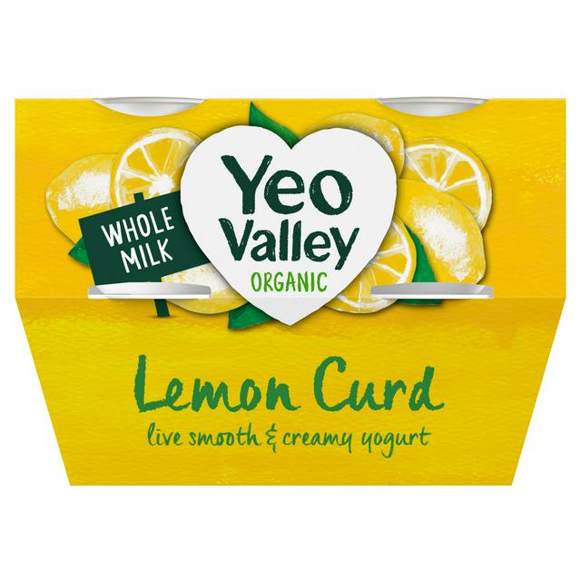 Yeo Valley Organic Lemon Curd 4x110g