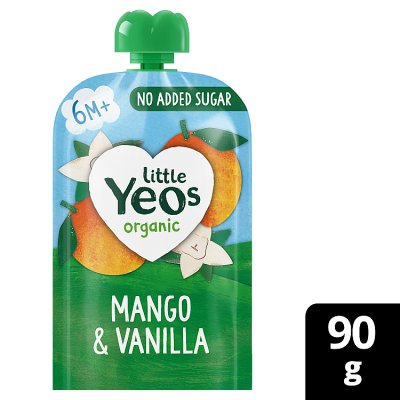 Yeo Valley Organic Little Yeos Mango & Vanilla Kids Yogurt Pouch