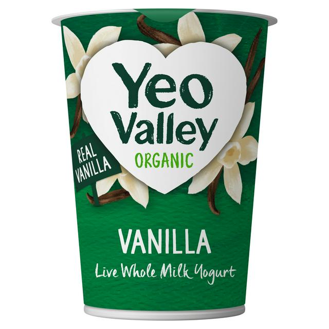 Yeo Valley Organic 450g Vanilla Whole Milk Yogurt