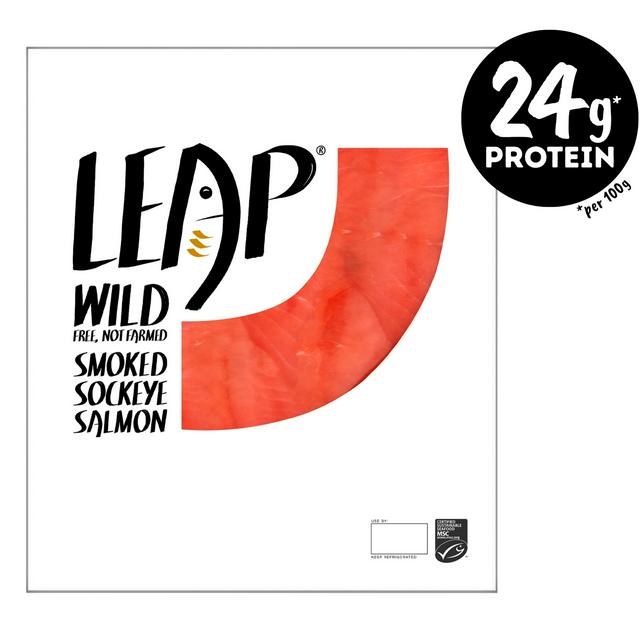 Leap Wild MSC Sockeye Smoked Salmon 100g