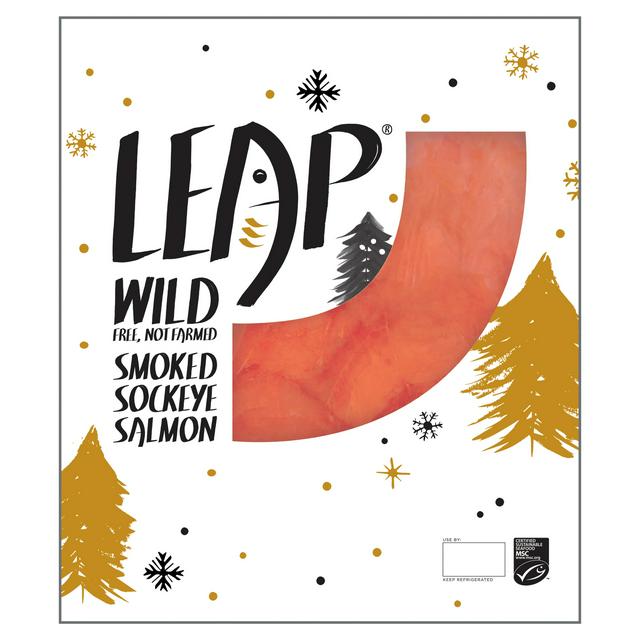 Leap Wild MSC Sockeye Smoked Salmon 100g